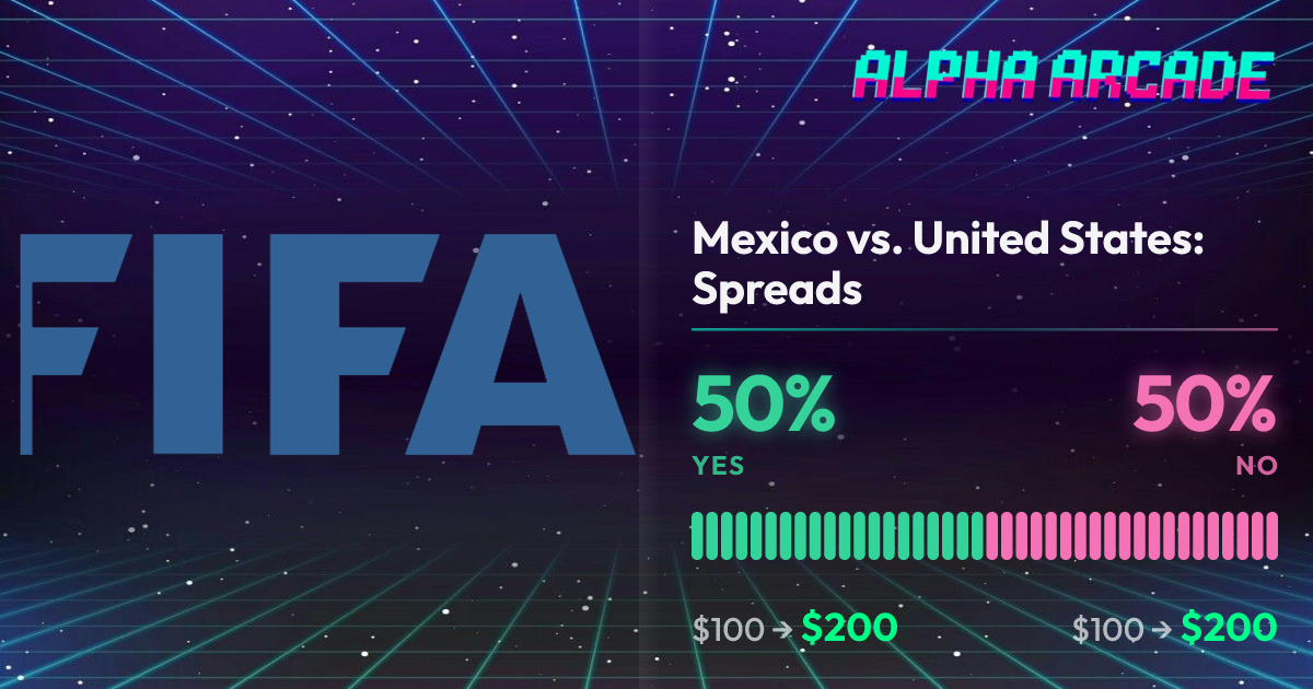 YES 50% / NO 50%