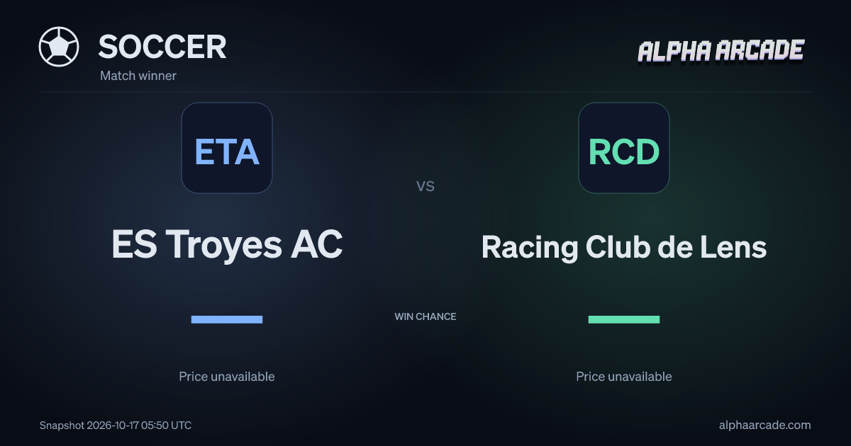 SOCCER: ES Troyes AC — / Racing Club de Lens —