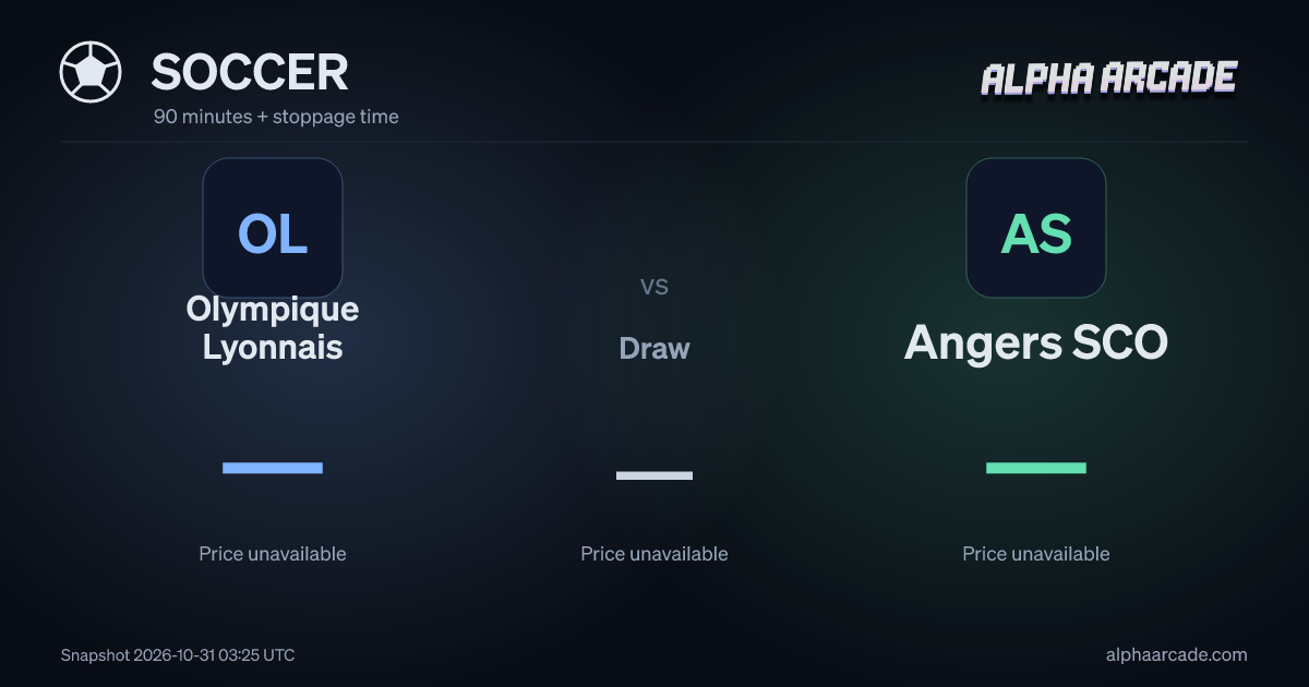 SOCCER: Olympique Lyonnais — / Draw — / Angers SCO —