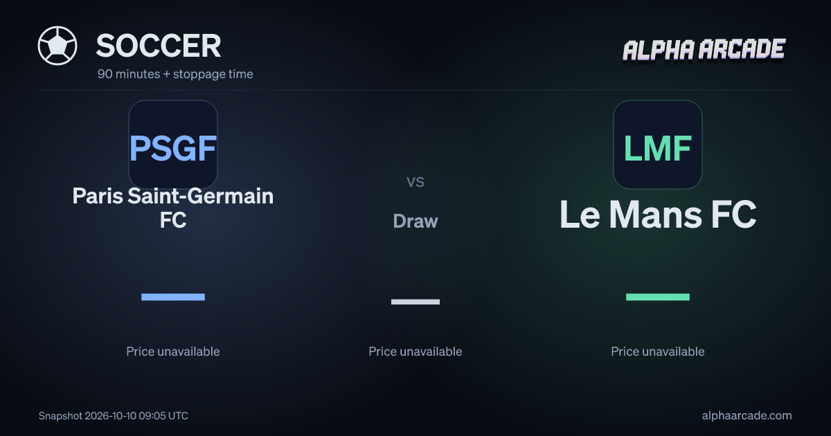 SOCCER: Paris Saint-Germain FC — / Draw — / Le Mans FC —