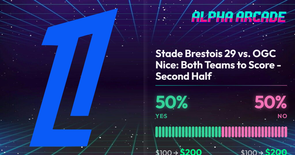 YES 50% / NO 50%