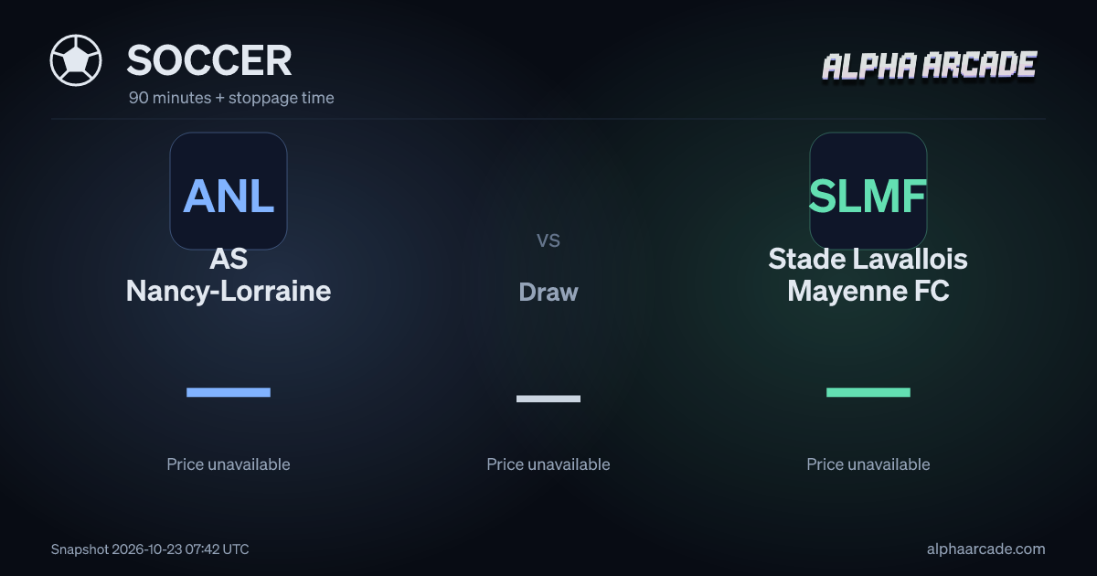 SOCCER: AS Nancy-Lorraine — / Draw — / Stade Lavallois Mayenne FC —