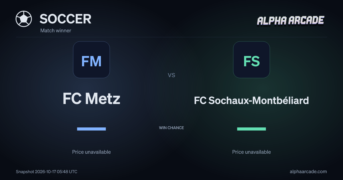SOCCER: FC Metz — / FC Sochaux-Montbéliard —
