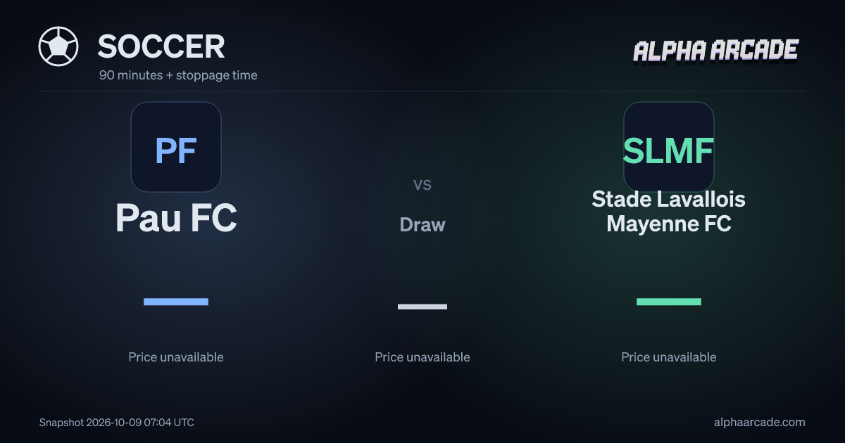 SOCCER: Pau FC — / Draw — / Stade Lavallois Mayenne FC —