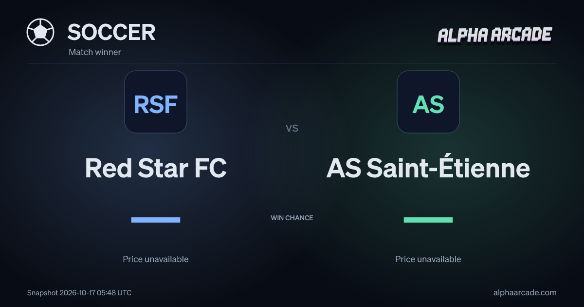SOCCER: Red Star FC — / AS Saint-Étienne —