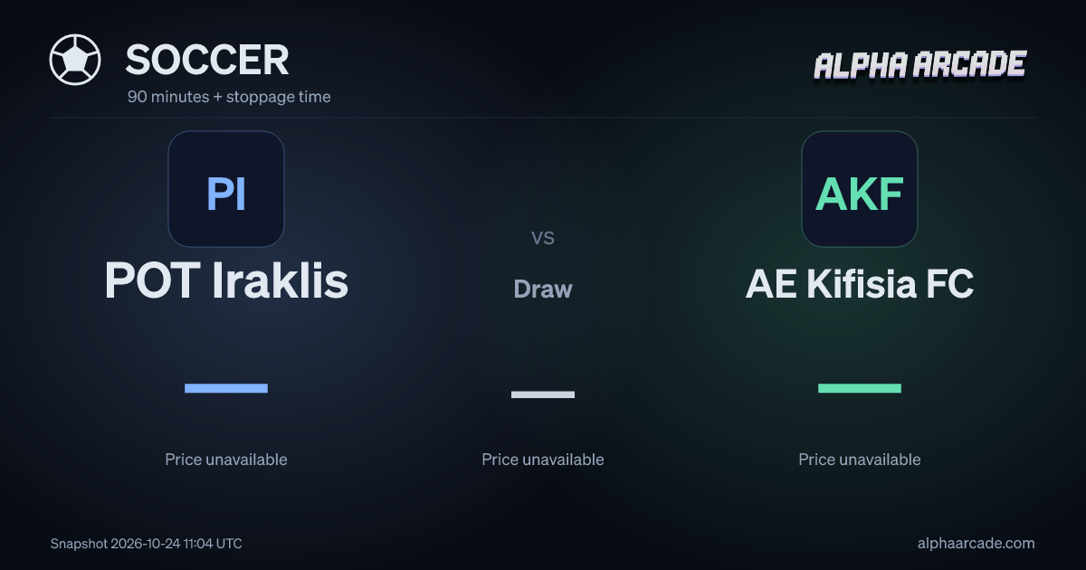 SOCCER: POT Iraklis — / Draw — / AE Kifisia FC —