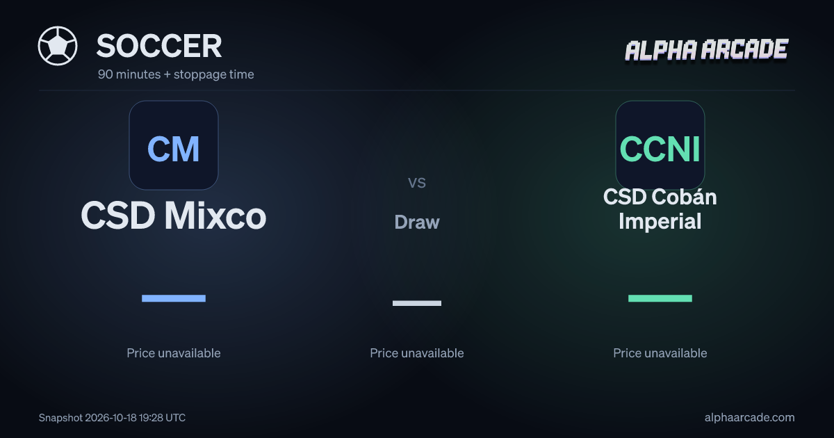 SOCCER: CSD Mixco — / Draw — / CSD Cobán Imperial —