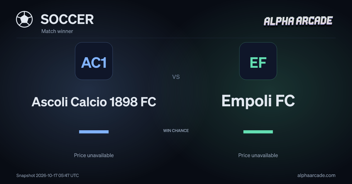 SOCCER: Ascoli Calcio 1898 FC — / Empoli FC —