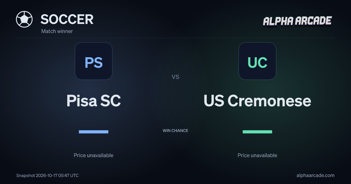 SOCCER: Pisa SC — / US Cremonese —