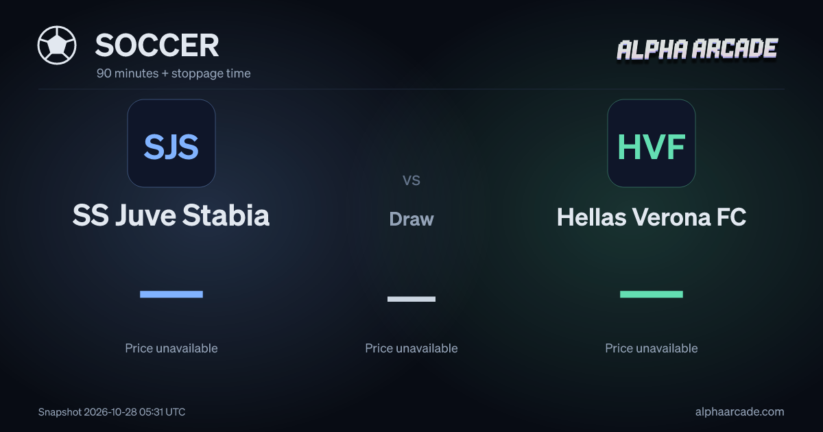 SOCCER: SS Juve Stabia — / Draw — / Hellas Verona FC —