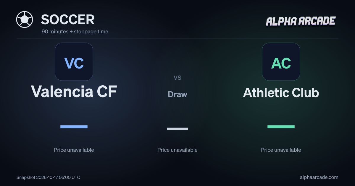 SOCCER: Valencia CF — / Draw — / Athletic Club —