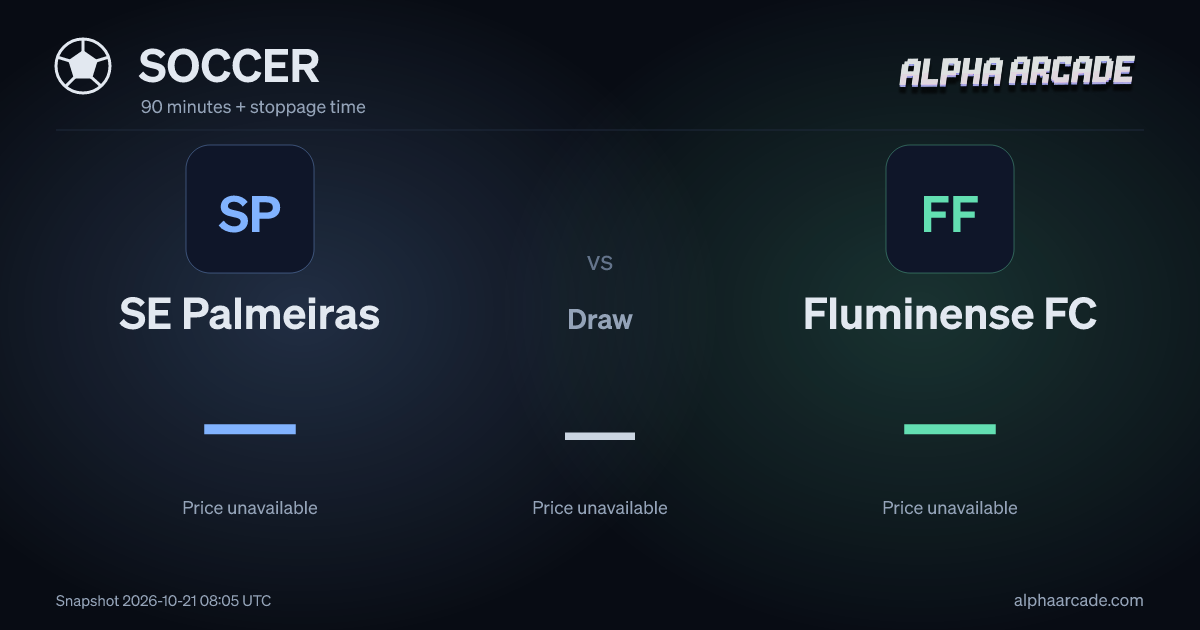 SOCCER: SE Palmeiras — / Draw — / Fluminense FC —