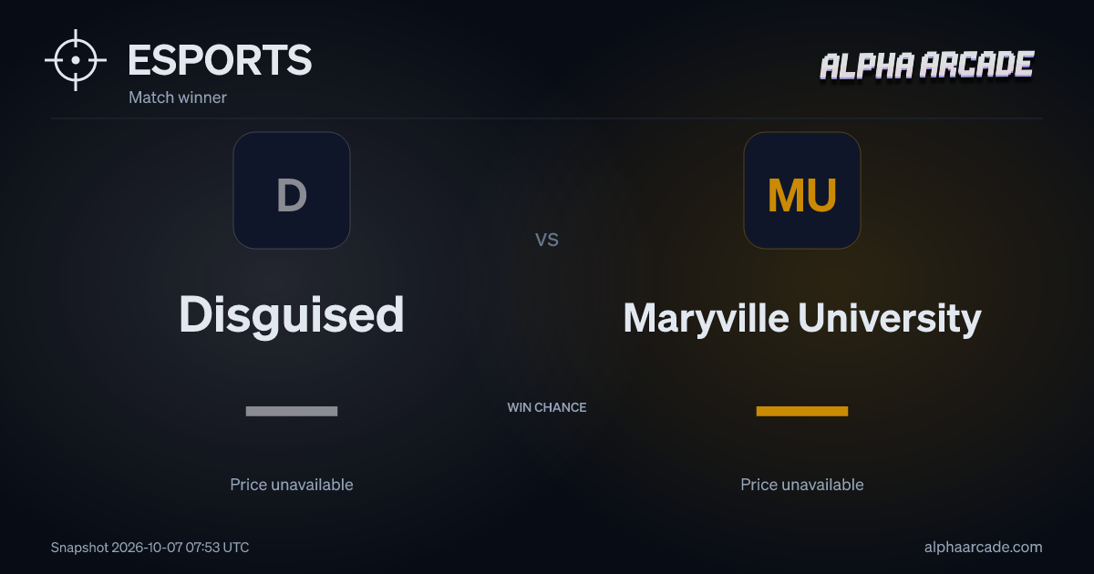 ESPORTS: Disguised — / Maryville University —