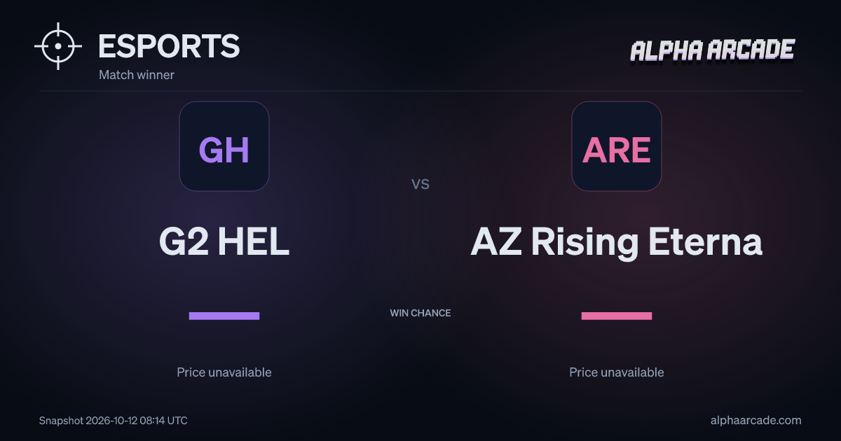 ESPORTS: G2 HEL — / AZ Rising Eterna —