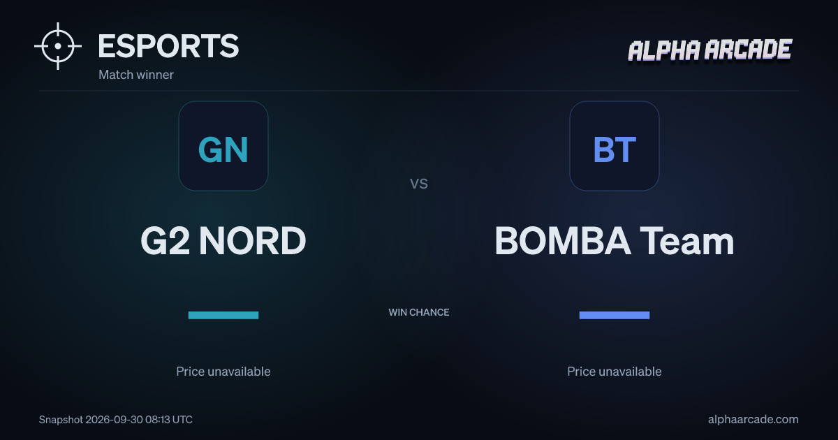 ESPORTS: G2 NORD — / BOMBA Team —