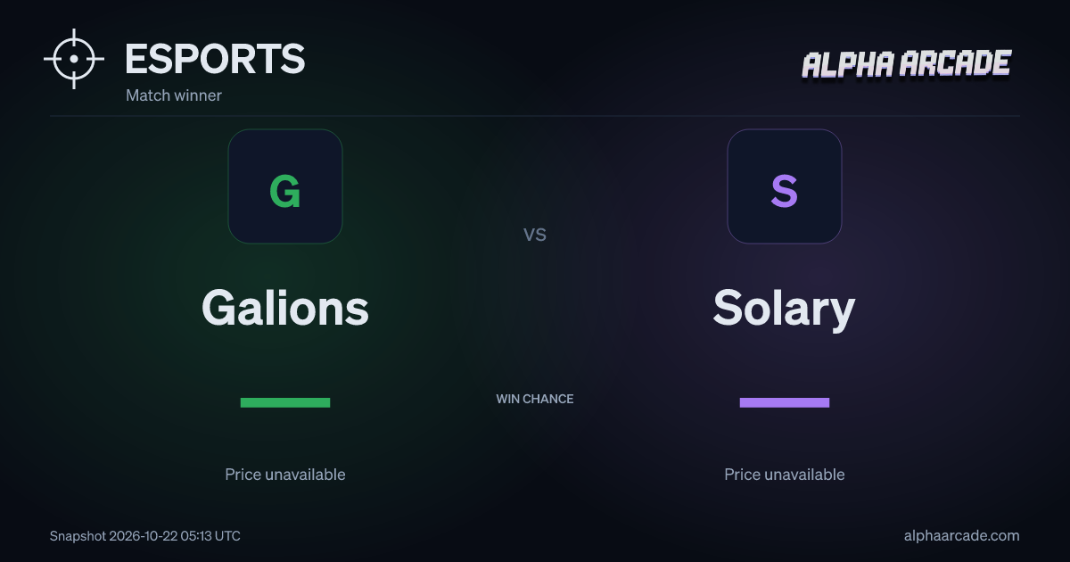 ESPORTS: Galions — / Solary —