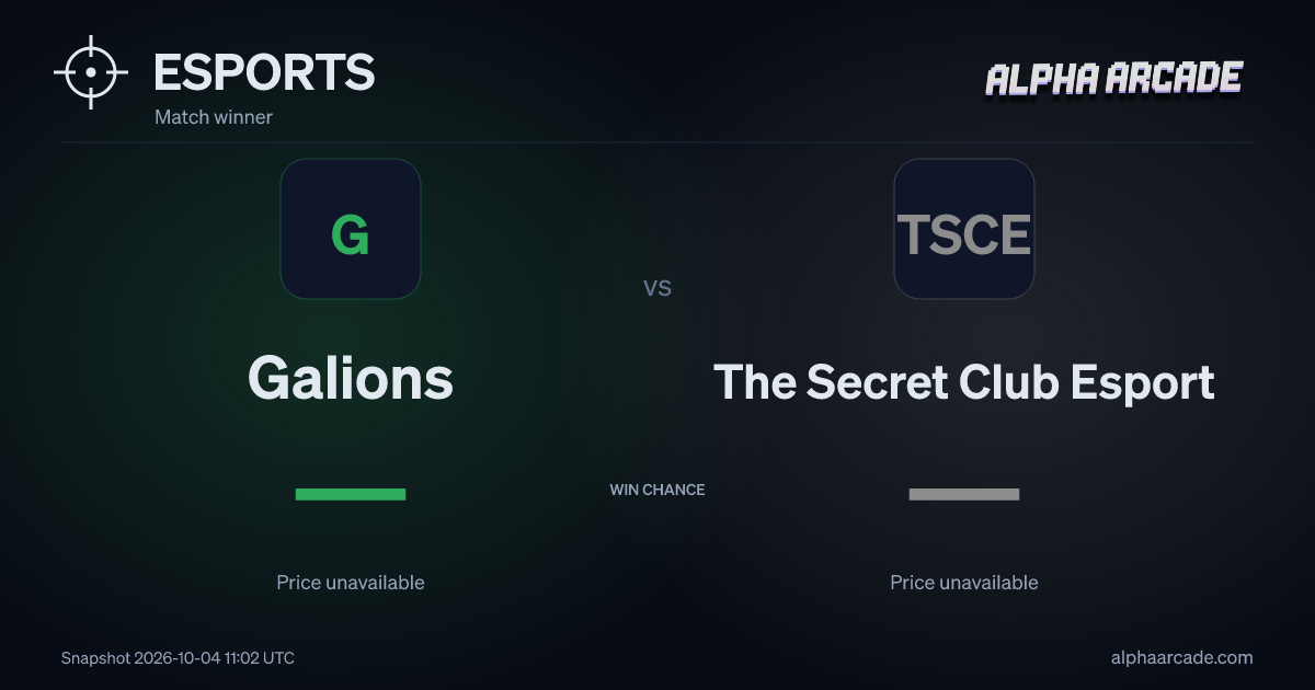 ESPORTS: Galions — / The Secret Club Esport —