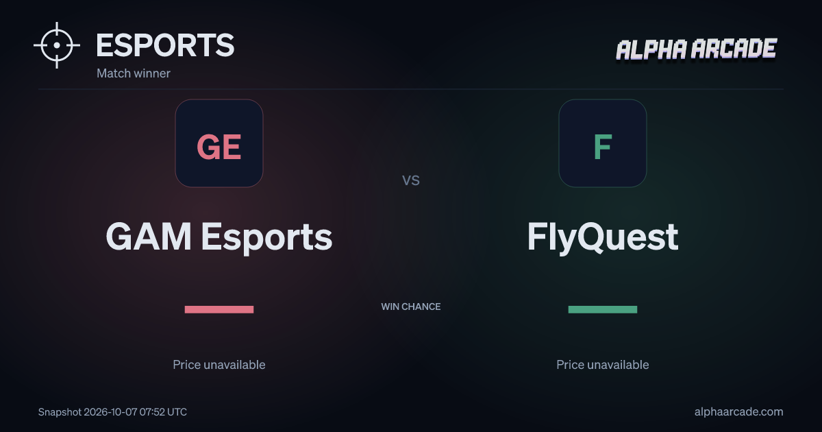 ESPORTS: GAM Esports — / FlyQuest —