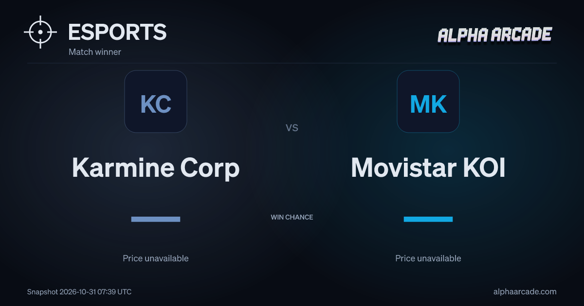 ESPORTS: Karmine Corp — / Movistar KOI —