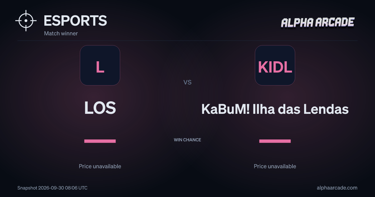 ESPORTS: LOS — / KaBuM! Ilha das Lendas —