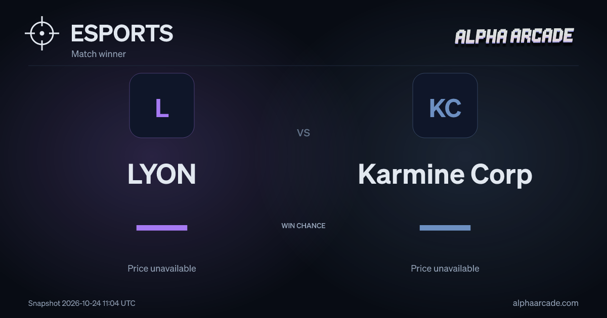 ESPORTS: LYON — / Karmine Corp —