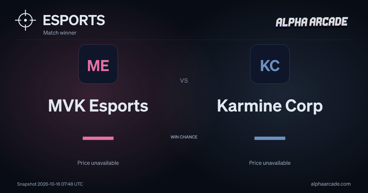 ESPORTS: MVK Esports — / Karmine Corp —