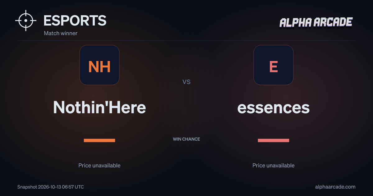 ESPORTS: Nothin'Here — / essences —