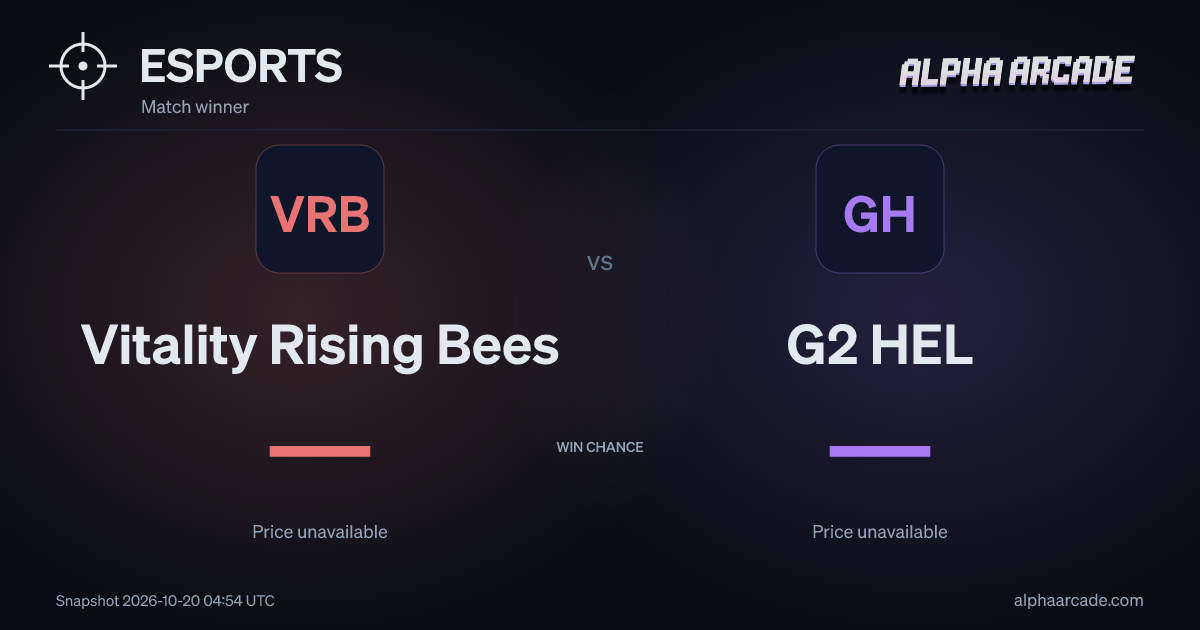 ESPORTS: Vitality Rising Bees — / G2 HEL —