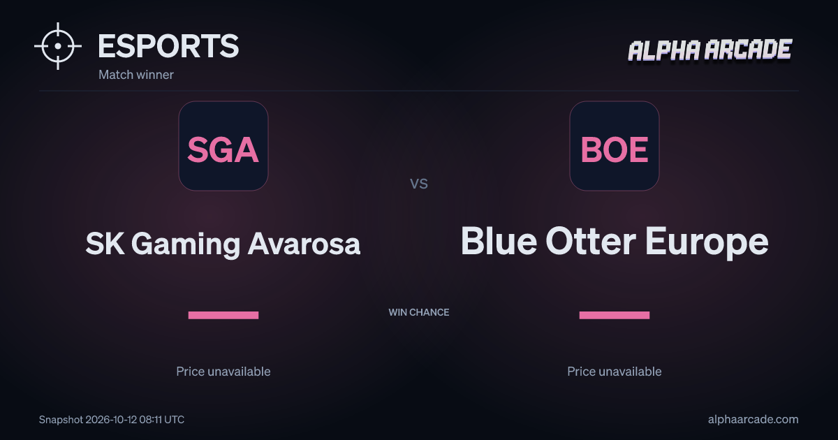 ESPORTS: SK Gaming Avarosa — / Blue Otter Europe —