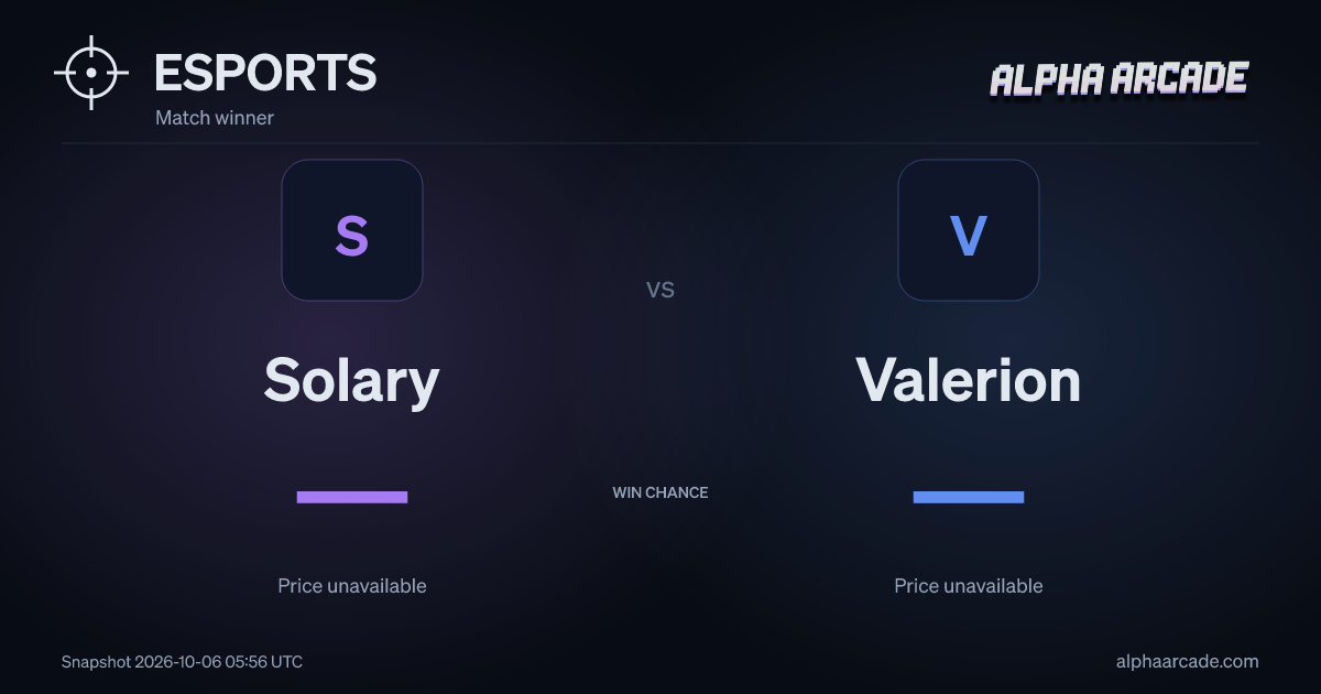 ESPORTS: Solary — / Valerion —