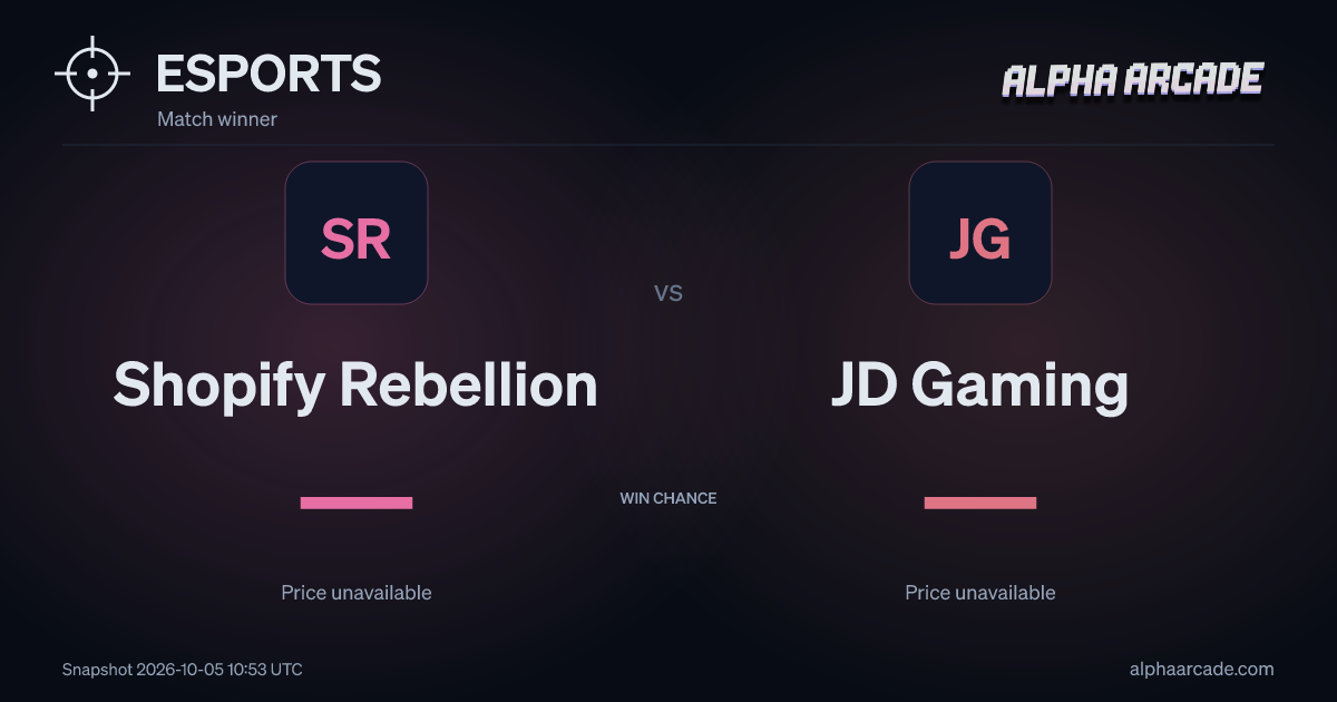 ESPORTS: Shopify Rebellion — / JD Gaming —