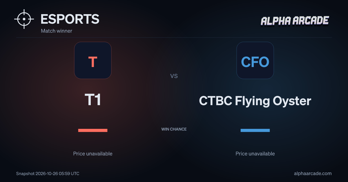 ESPORTS: T1 — / CTBC Flying Oyster —