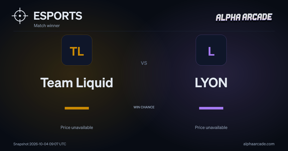 ESPORTS: Team Liquid — / LYON —