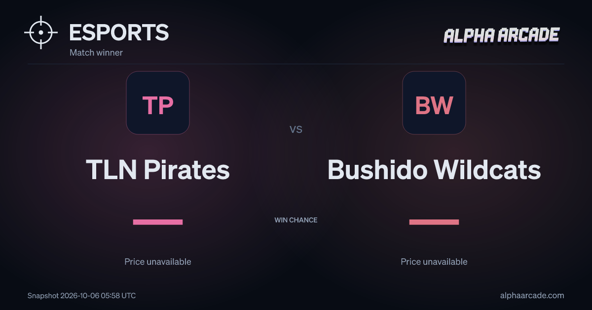 ESPORTS: TLN Pirates — / Bushido Wildcats —
