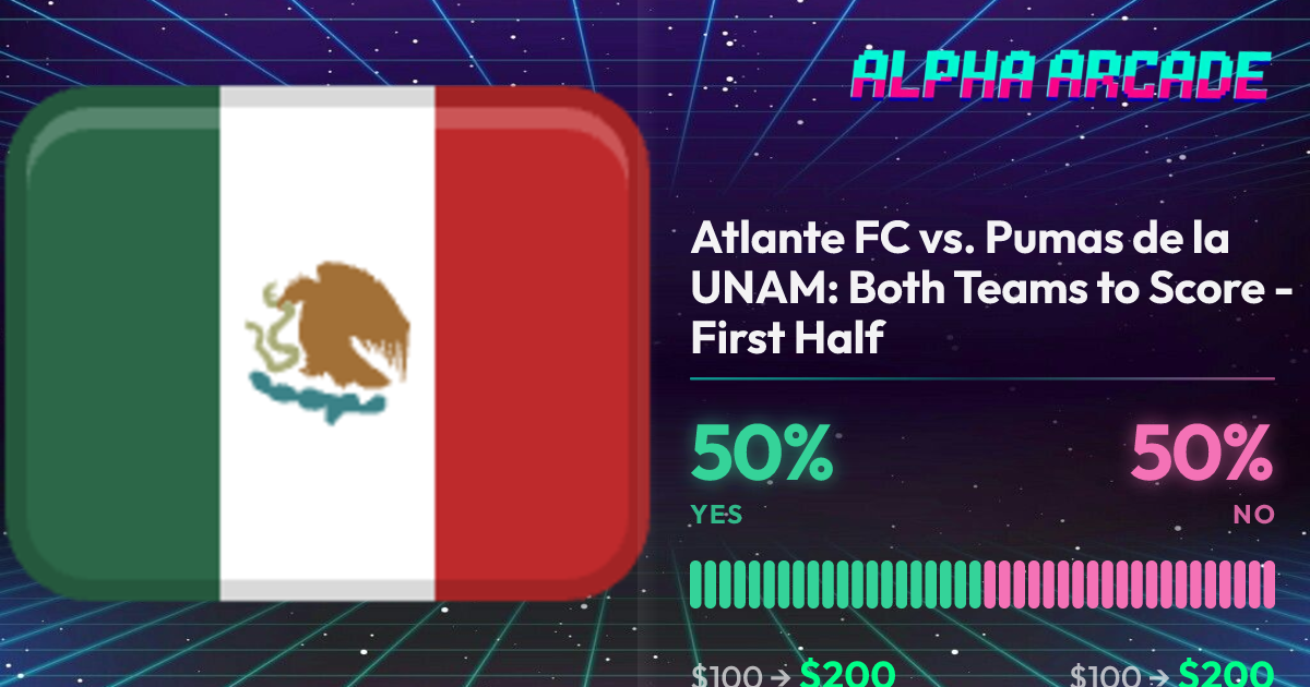 YES 50% / NO 50%