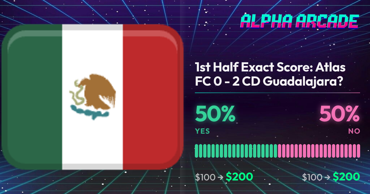 YES 50% / NO 50%