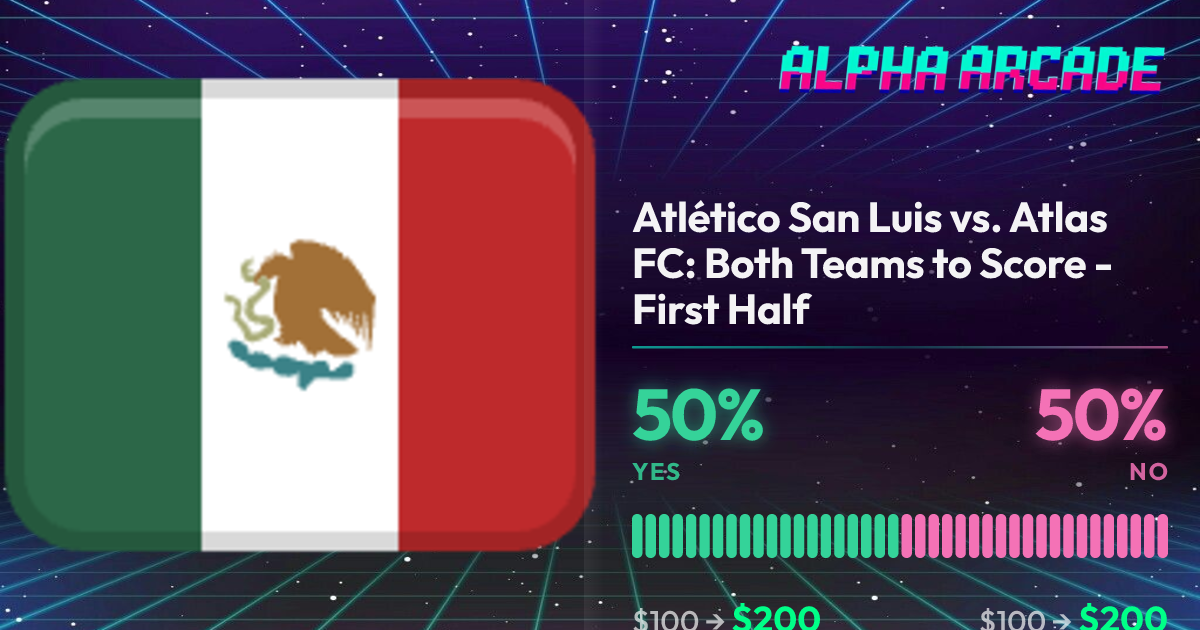 YES 50% / NO 50%