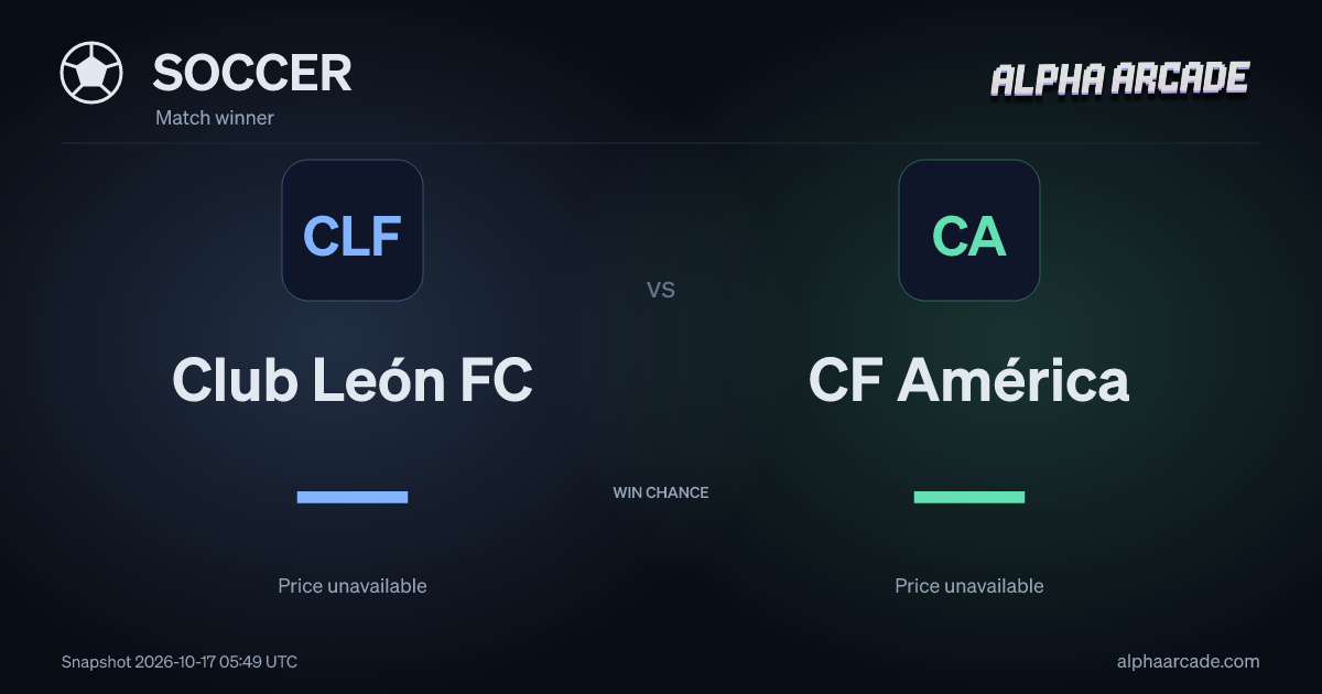 SOCCER: Club León FC — / CF América —