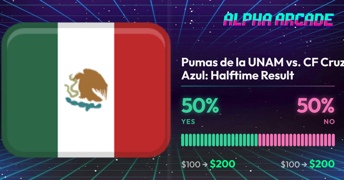 YES 50% / NO 50%