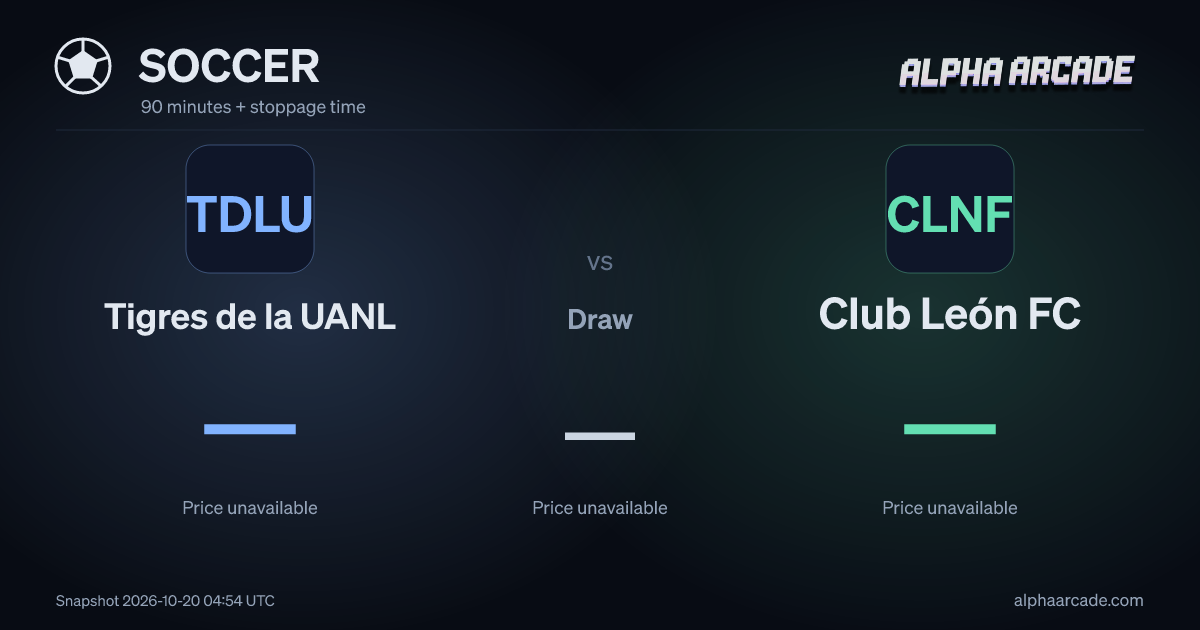 SOCCER: Tigres de la UANL — / Draw — / Club León FC —
