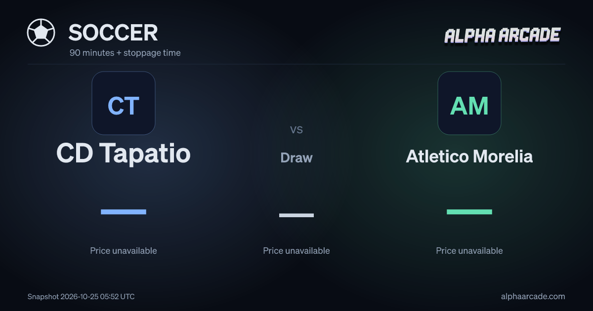 SOCCER: CD Tapatio — / Draw — / Atletico Morelia —