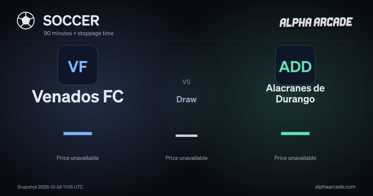 SOCCER: Venados FC — / Draw — / Alacranes de Durango —