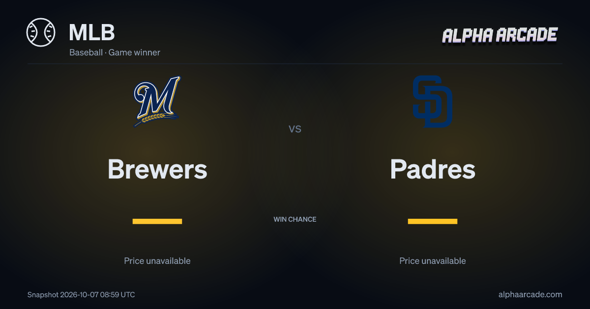 MLB: Brewers — / Padres —
