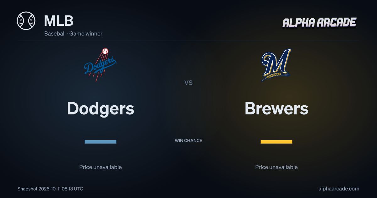 MLB: Dodgers — / Brewers —