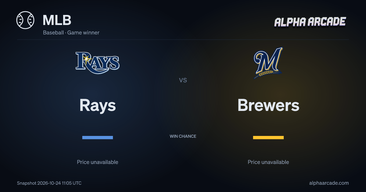MLB: Rays — / Brewers —