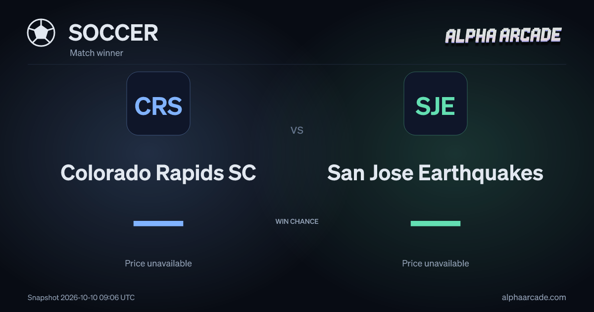 SOCCER: Colorado Rapids SC — / San Jose Earthquakes —