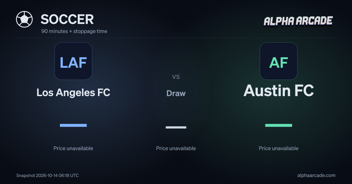 SOCCER: Los Angeles FC — / Draw — / Austin FC —