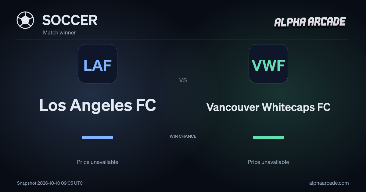 SOCCER: Los Angeles FC — / Vancouver Whitecaps FC —