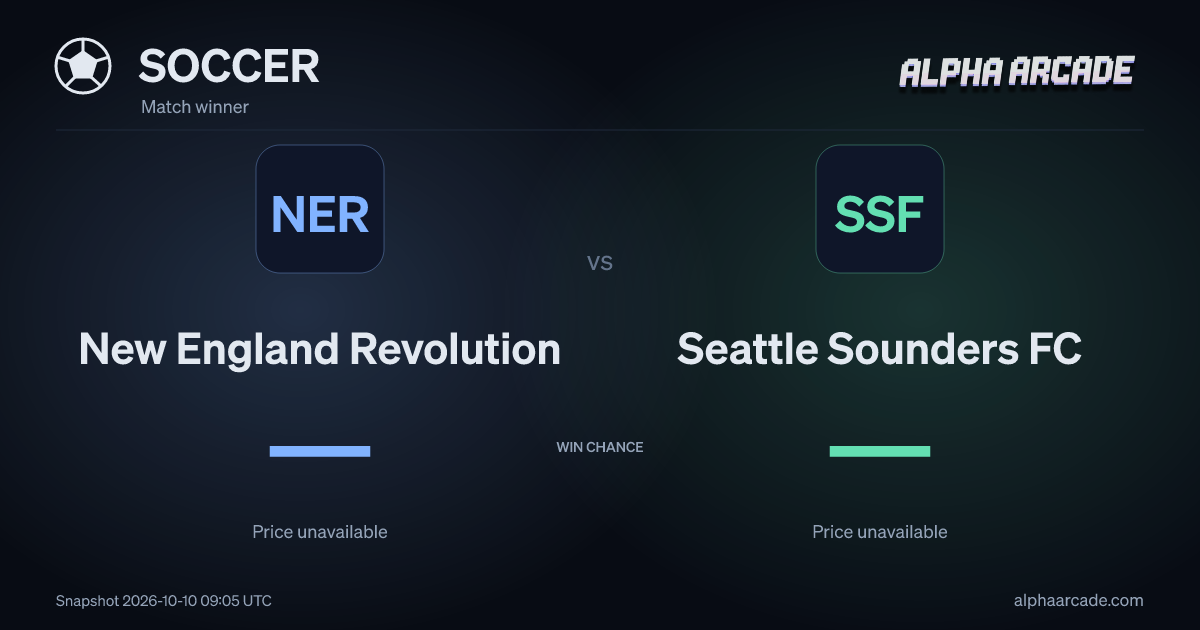 SOCCER: New England Revolution — / Seattle Sounders FC —