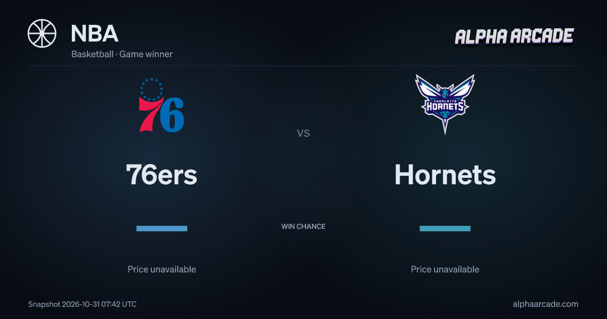 NBA: 76ers — / Hornets —